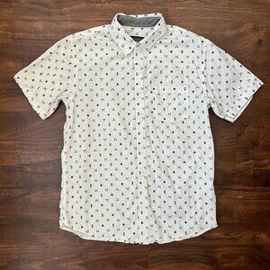 Coastal Clothing Modern Fit Cotton Short Sleeve Casual Button Up Men’s Size M